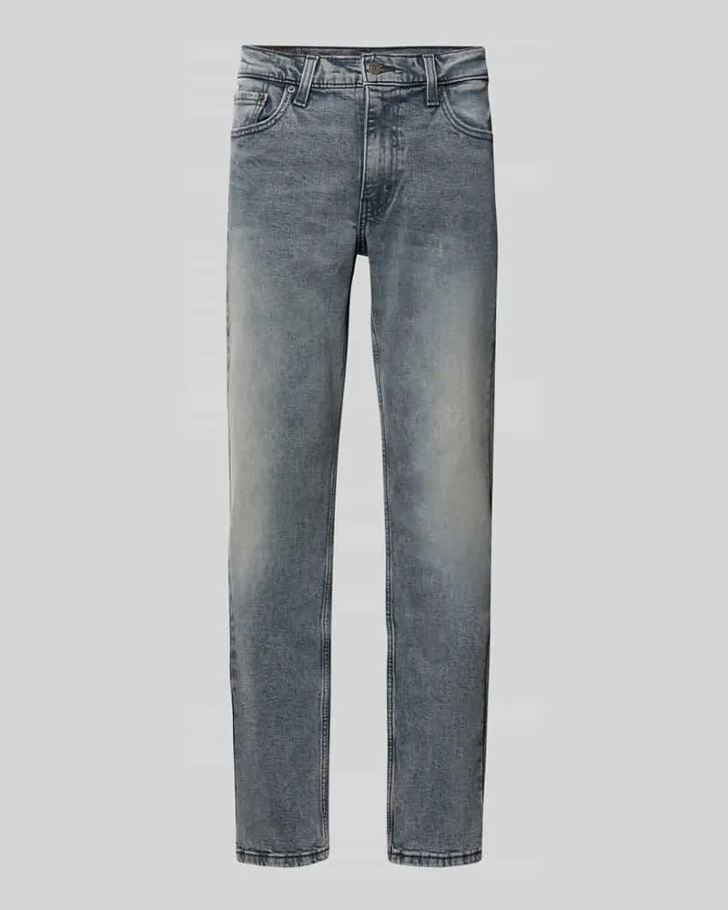 Levi's Slim Fit Jeans aus Baumwoll-Mix Modell '511 Eisblau