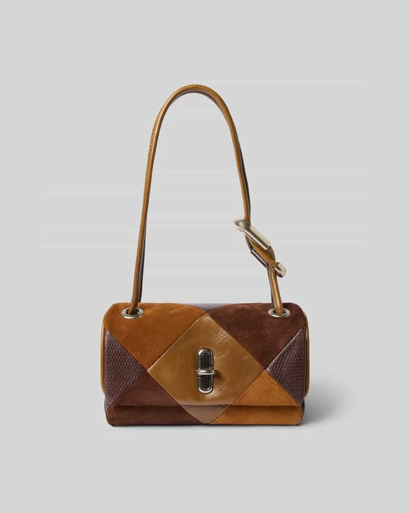 Marc Jacobs Handtasche mit Label-Detail Mittelbraun