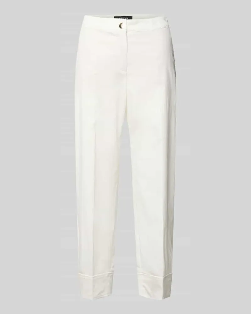 Marc Cain Relaxed Fit Hose mit Eingrifftaschen Offwhite