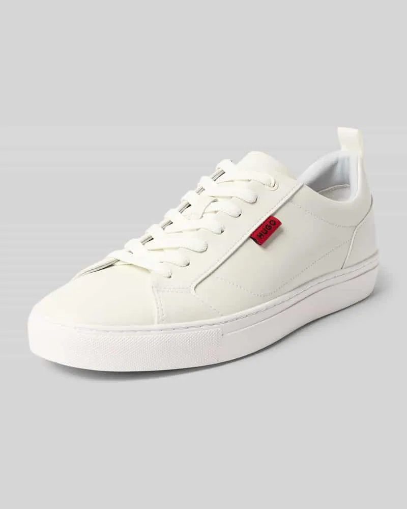 HUGO BOSS Sneaker mit Zugschlaufe Modell 'Morrie Weiss