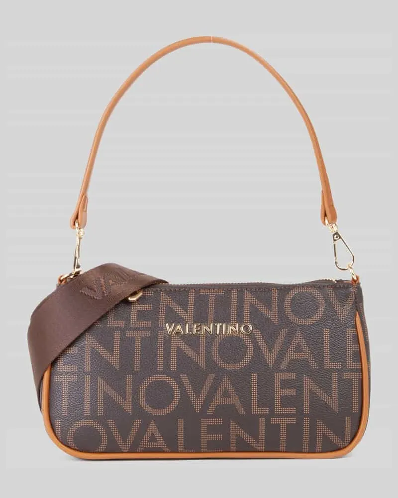 Valentino Bags Umhängetasche mit Logo-Print Modell 'REGINA Mittelbraun