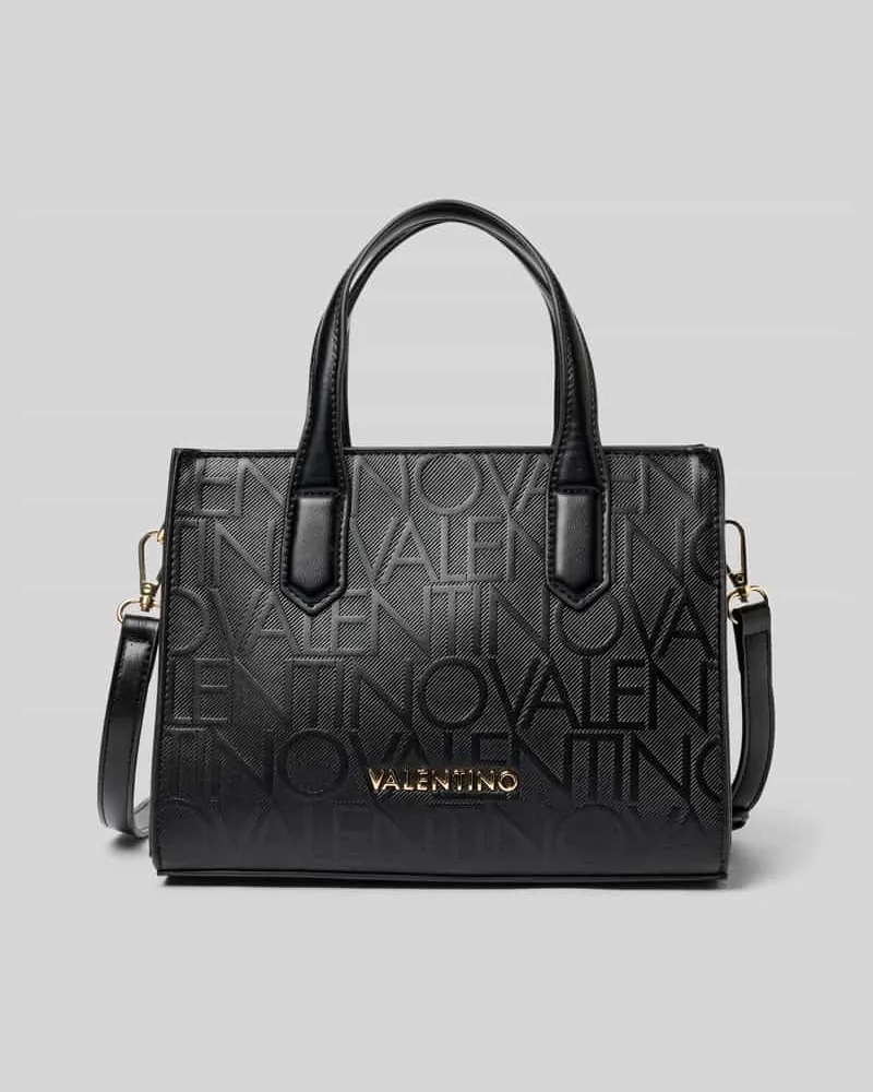 Valentino Bags Henkeltasche mit Logo-Prägung Modell 'GYNEVRA RE Black