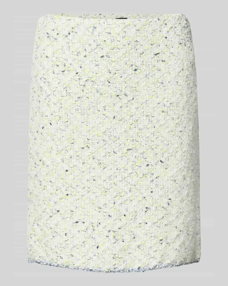 Marc Cain Knielanger Rock in Bouclé-Optik Apfel