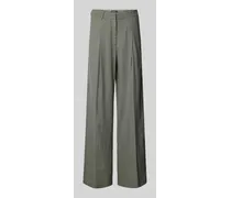 Wide Leg Leinenhose mit Bundfalten Modell 'MIRA