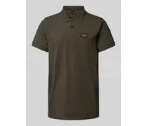 Regular Fit Poloshirt mit Label-Patch Modell 'TRACKWAY
