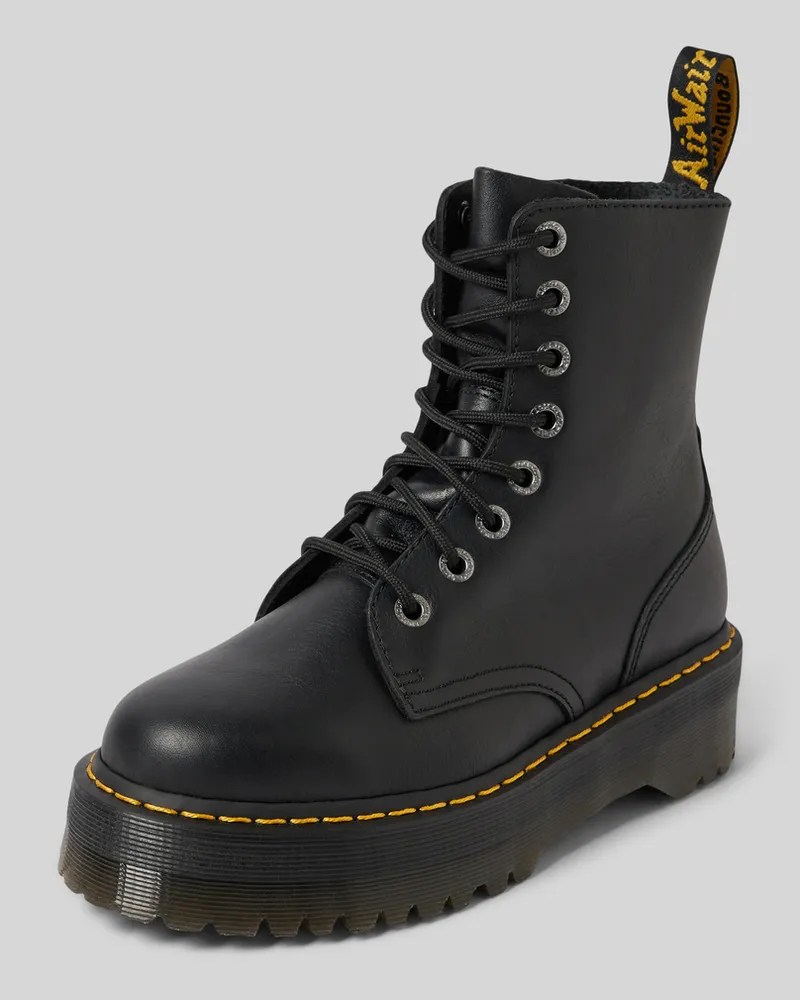 Dr.Martens Schnürboots aus Leder mit Ziernaht Modell 'Jadon Black