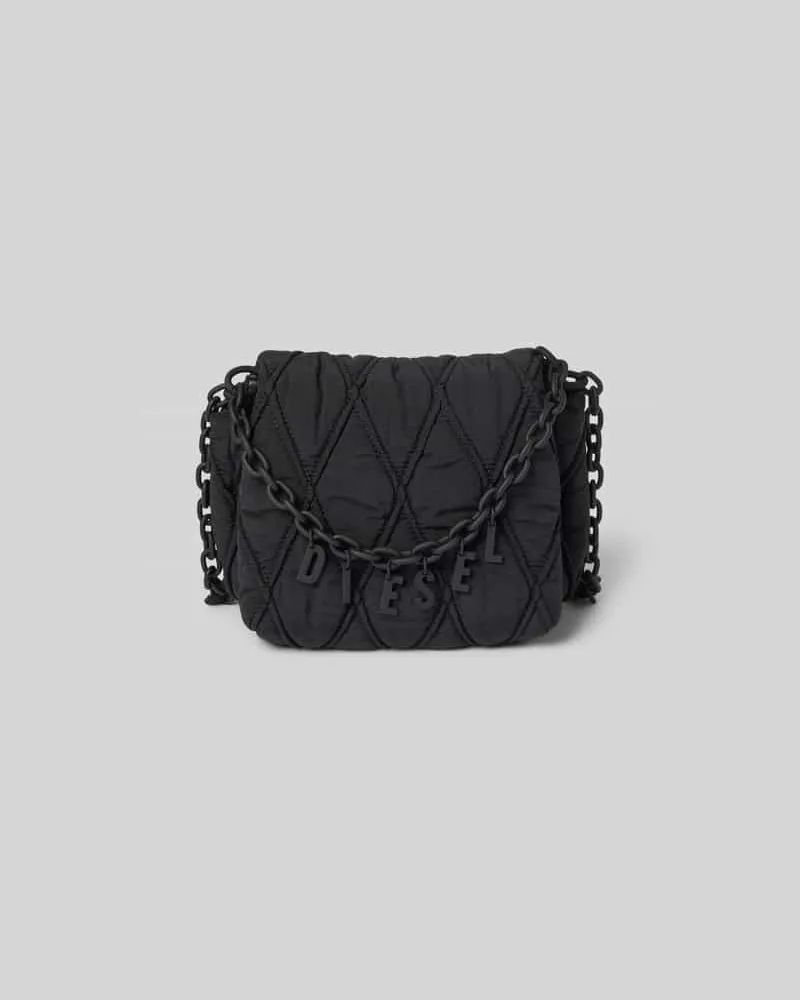 Diesel Crossbody Bag mit Label-Detail Black