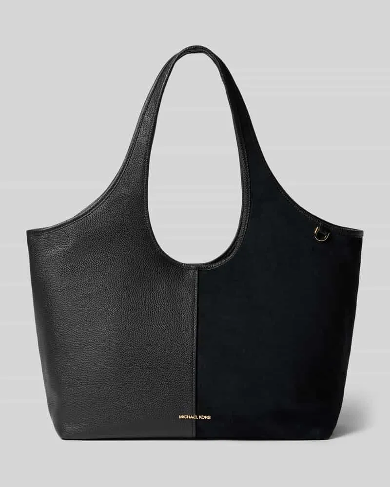 Michael Kors Tote Bag mit Logo-Applikation Modell 'Henly Black