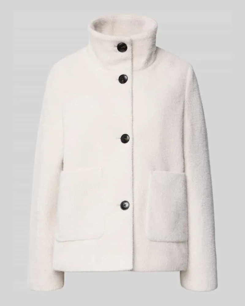 Tom Tailor Regular Fit Blouson mit Stehkragen Offwhite