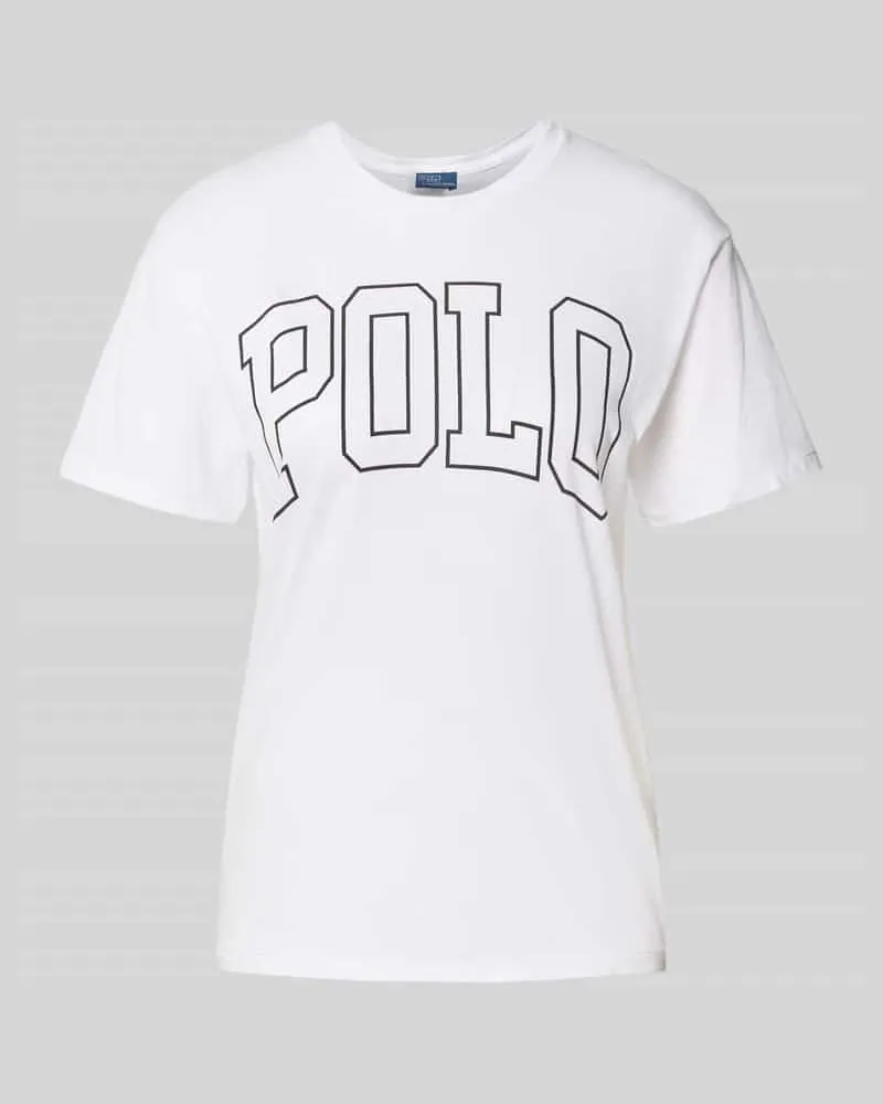 Ralph Lauren T-Shirt mit Rundhalsausschnitt Weiss