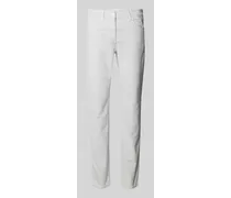 Slim Fit Jeans mit Knopfverschluss Modell 'Alissa
