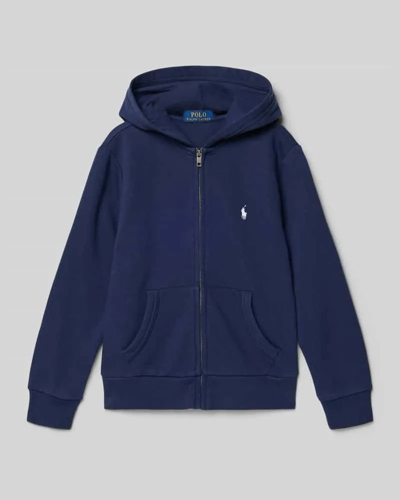 Ralph Lauren Regular Fit Sweatjacke aus Baumwoll-Mix Marine