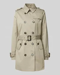 Gil Bret Trenchcoat mit Taillengürtel Sand