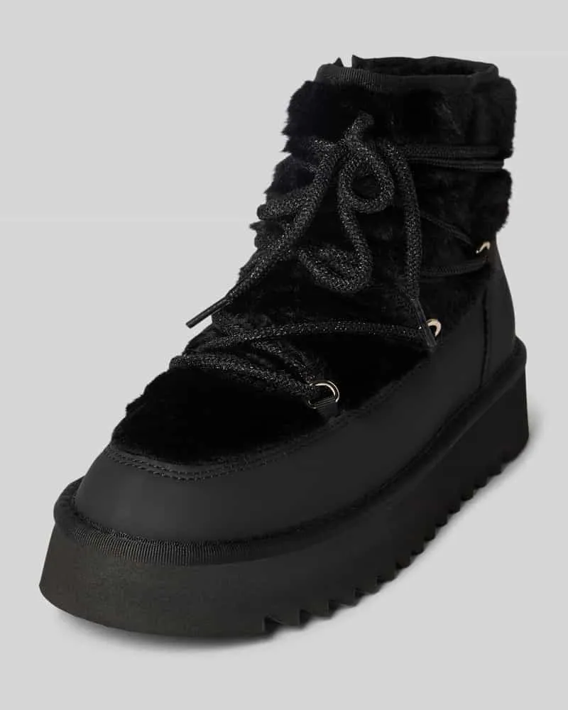 Tamaris Boots in Webfell-Optik Black