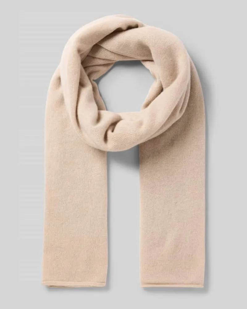 Christian Berg Kaschmirschal in Strick-Optik Beige