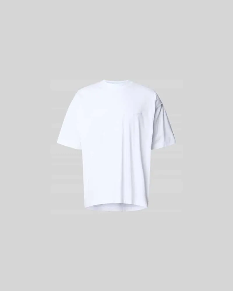 VETEMENTS Oversized T-Shirt aus reiner Baumwolle Weiss