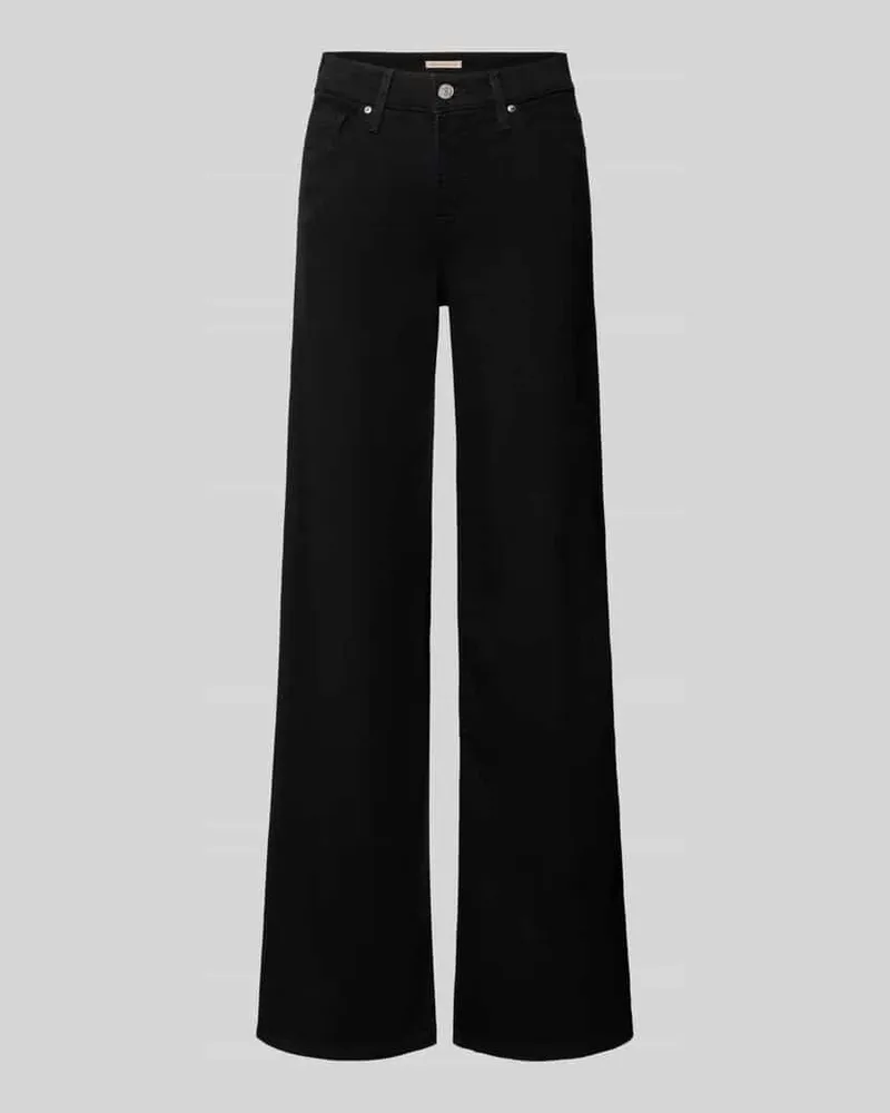 Levi's Wide Leg Jeans aus Baumwoll-Mix Modell '318 Black