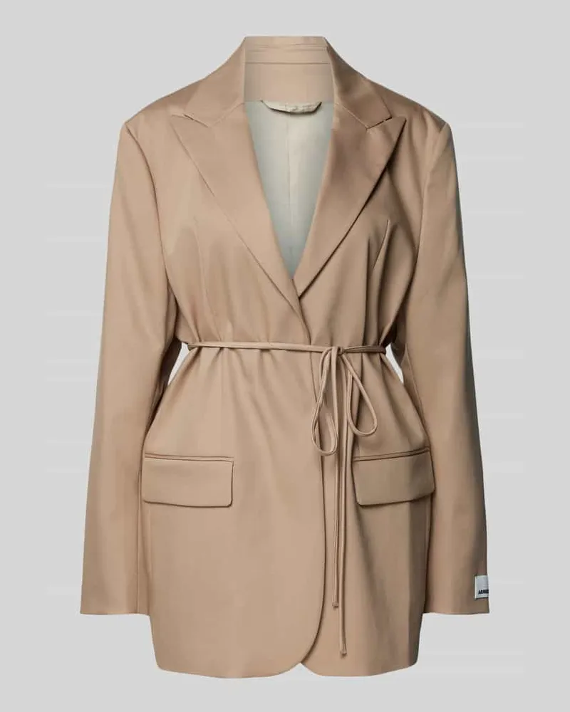 Armedangels Blazer mit Schnürung Modell 'ORIAANA Beige