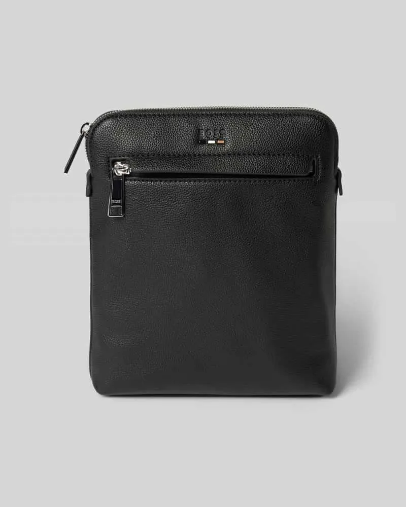 HUGO BOSS Kulturtasche mit Label-Detail Modell 'Ray Black