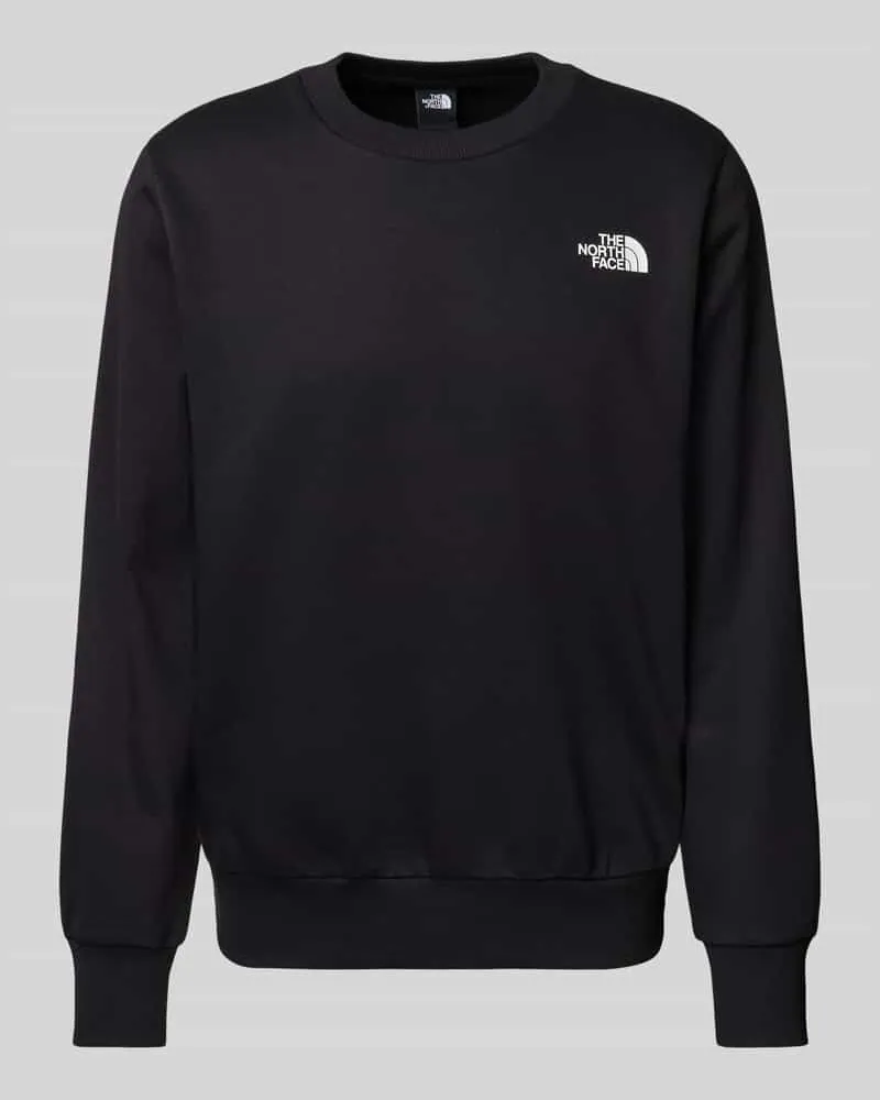 The North Face Sweatshirt mit Label-Print Black