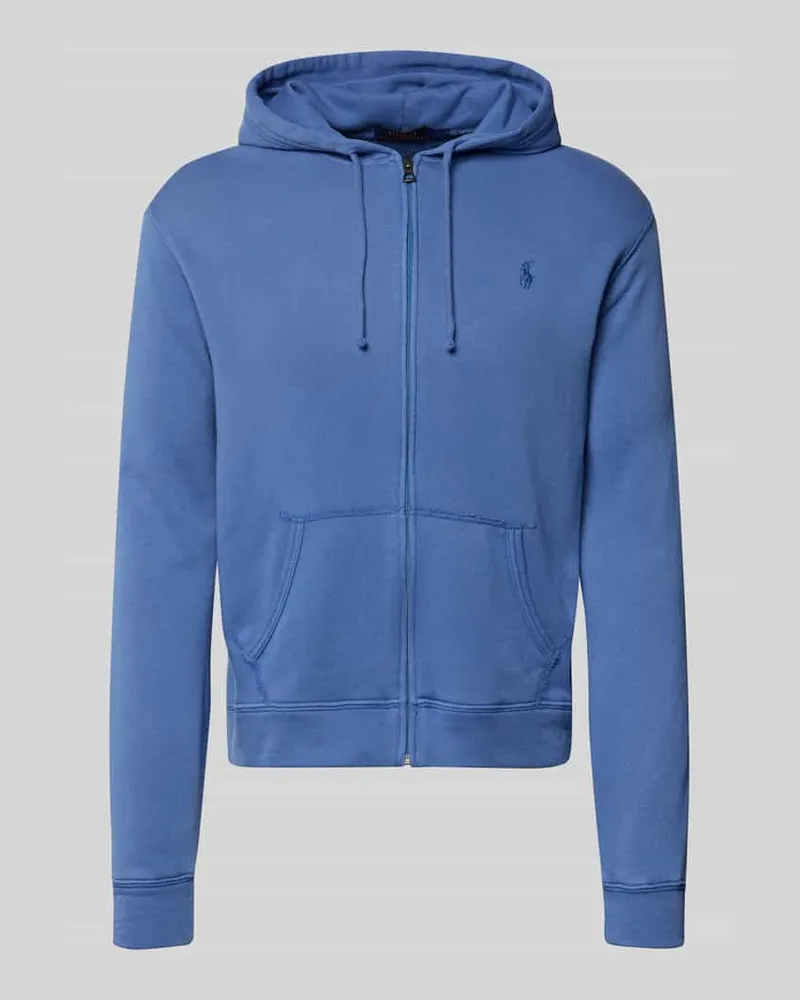 Ralph Lauren Regular Fit Sweatjacke aus Baumwoll-Mix Blau