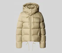 Boxy Fit Daunenjacke mit abnehmbarer Kapuze