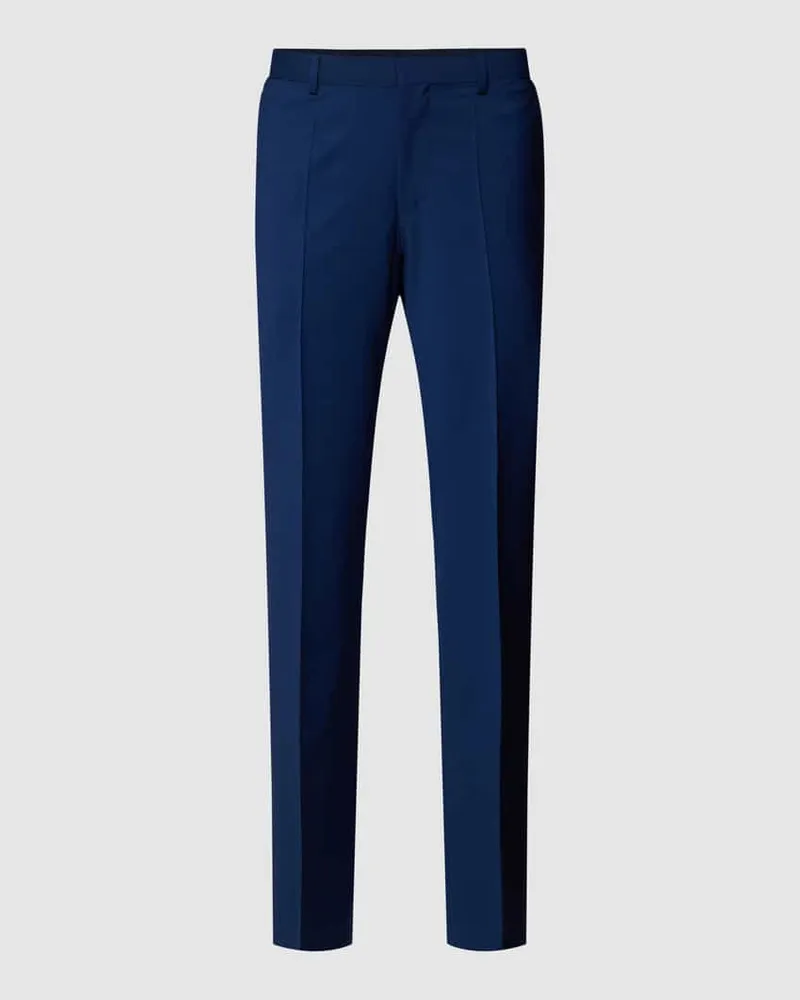 HUGO BOSS Anzughose in unifarbenem Design Royal