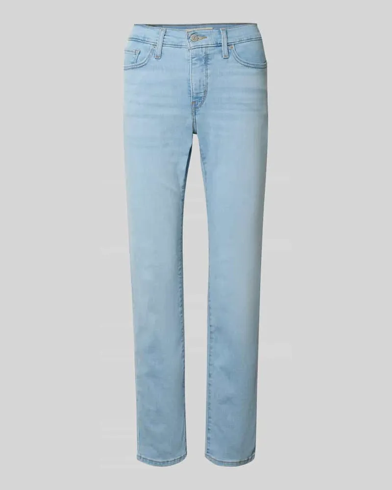 Levi's Slim Fit Jeans mit Eingrifftaschen Modell '312™ SHAPING SLIM Hellblau