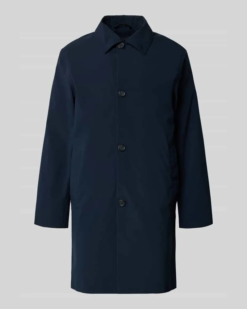 Selected Homme Regular Fit Mantel mit ausknöpfbarer Weste Modell 'SILAS Marine