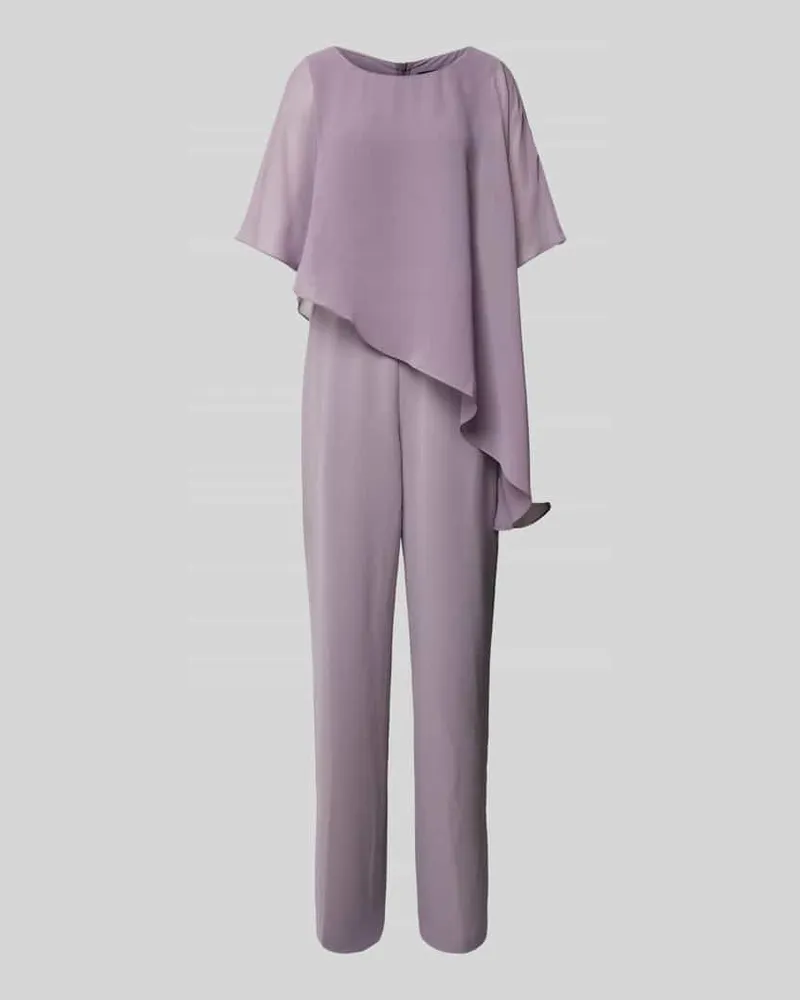 Swing Jumpsuit mit Überwurf Mauve