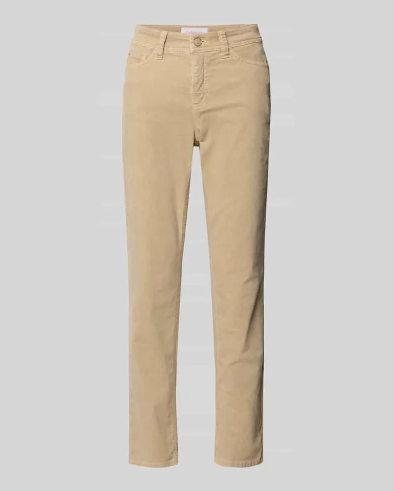 Cambio Hose in verkürzter Passform Modell 'PIPER CROPPED Sand