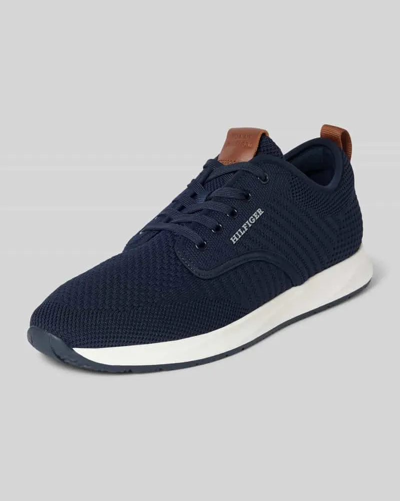 Tommy Hilfiger Low Top Sneaker mit Label-Prägung Marine
