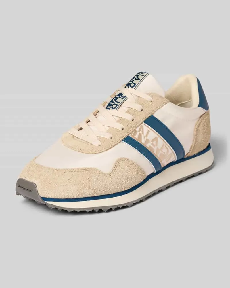 Napapijri Sneaker aus Leder-Textil-Mix Modell 'SHARD Beige