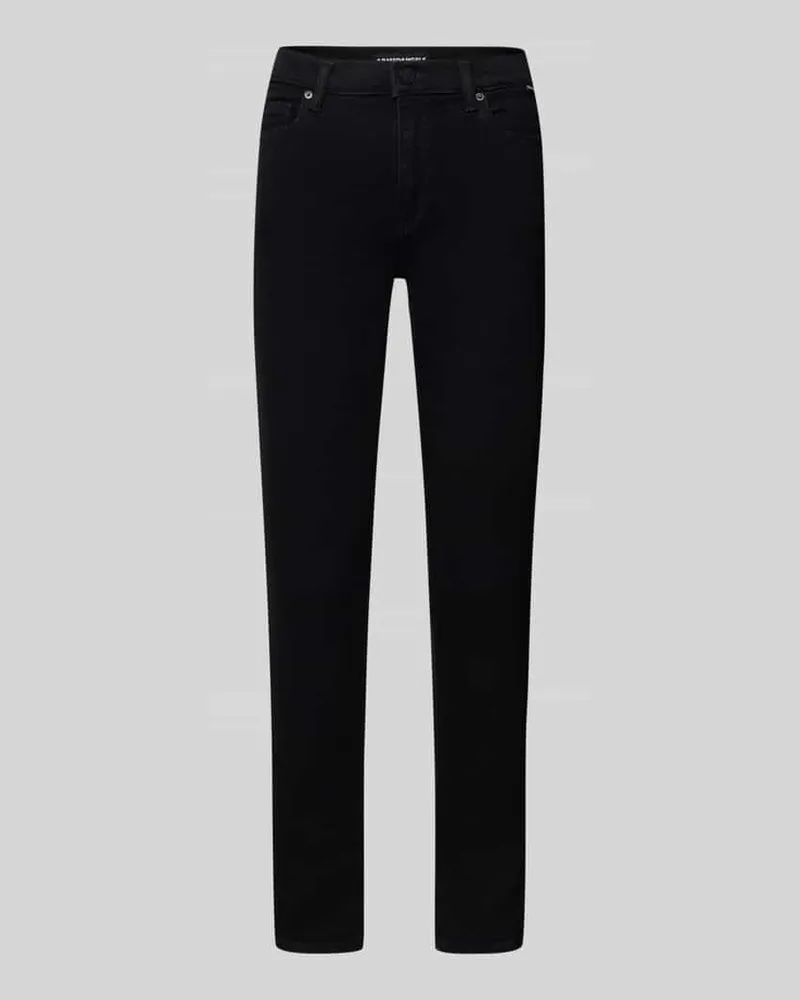 Armedangels Skinny Fit Jeans aus Baumwoll-Mix Modell 'TILLAA Black