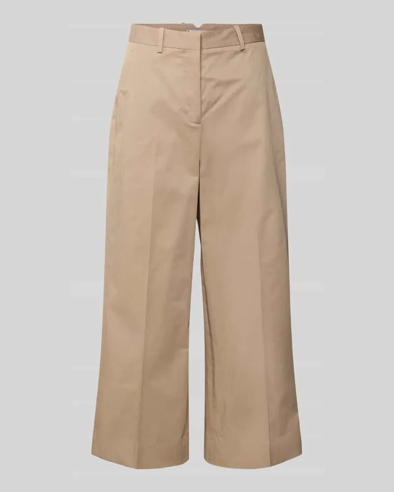 Tommy Hilfiger Weite Hose aus Baumwoll-Lyocell-Mix Beige