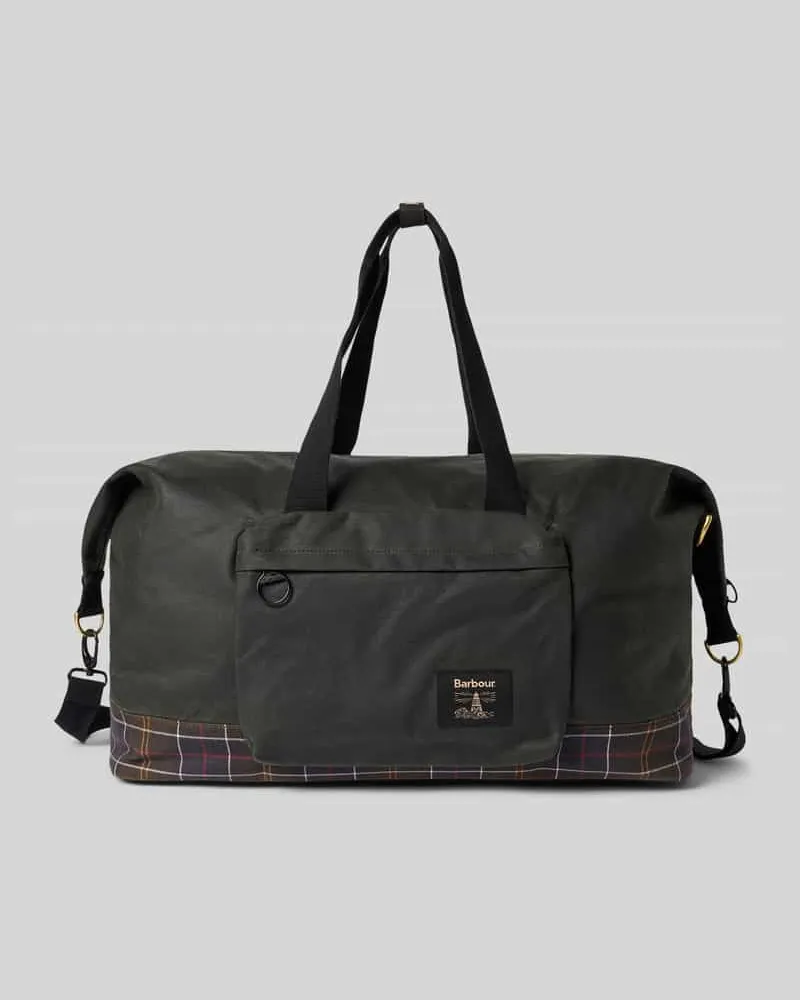 Barbour Weekender aus reiner Baumwolle mit abnehmbarem Schulterriemen Oliv