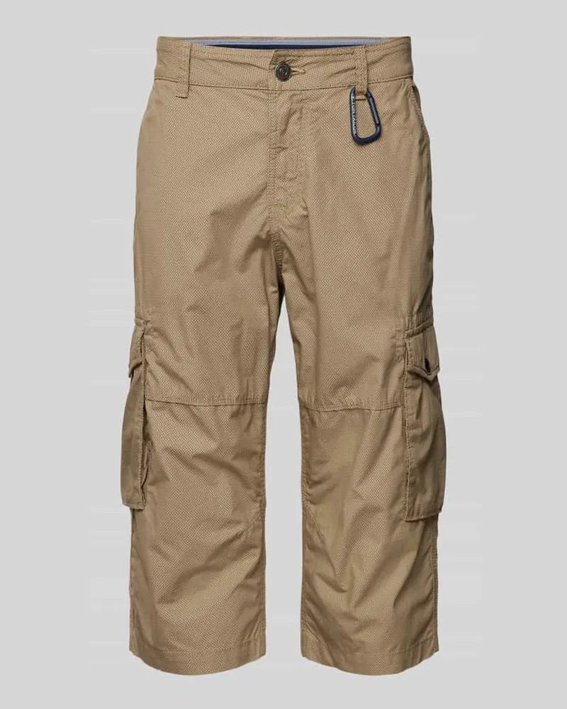 Tom Tailor Bermudas mit Cargotaschen Beige