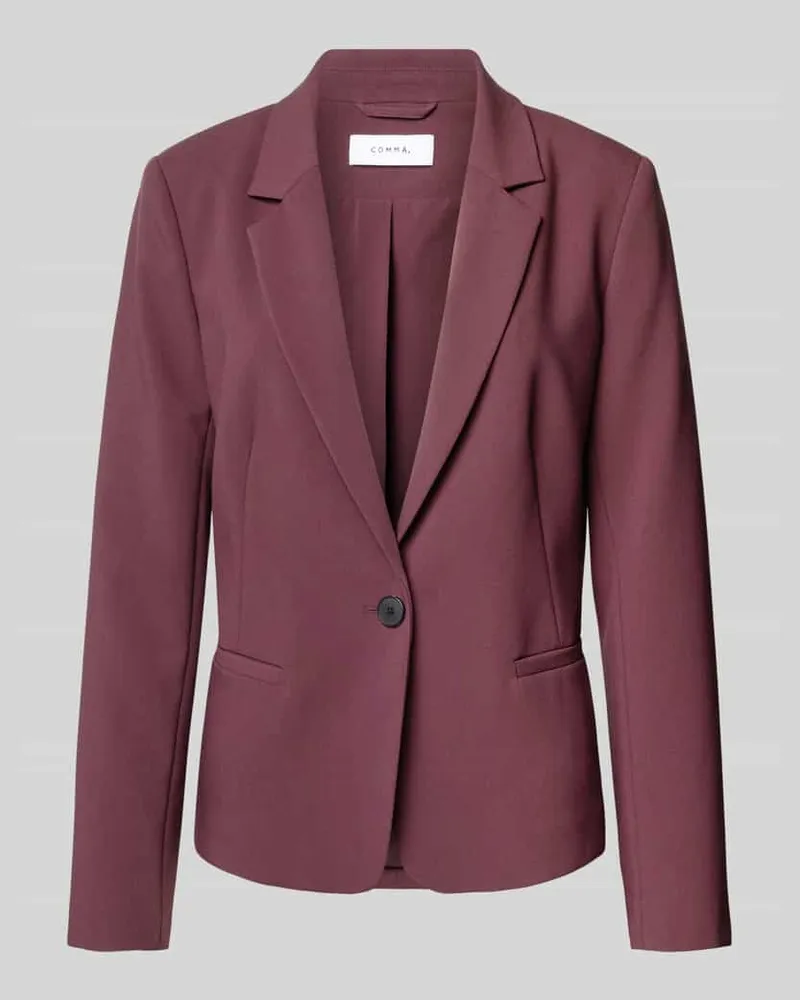 COMMA Blazer mit Reverskragen Bordeaux