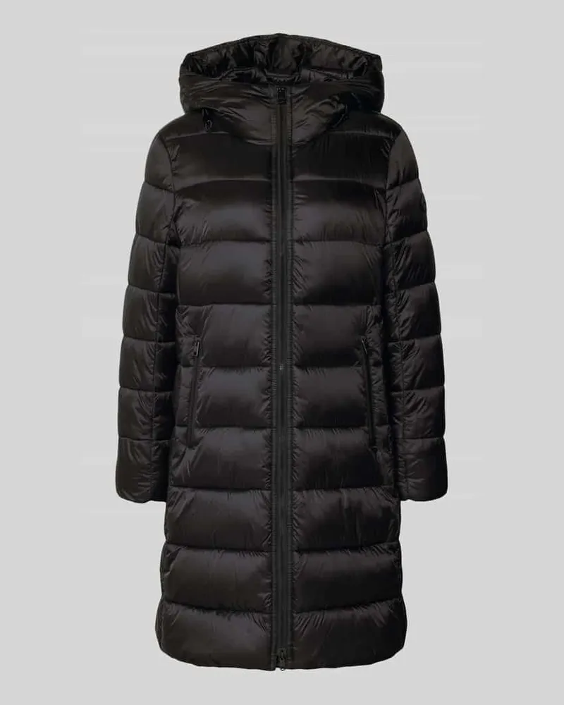 Marc Cain Steppmantel mit Kapuze Black