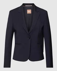 HUGO BOSS Blazer mit Knopfverschluss Modell 'Jarua Marine