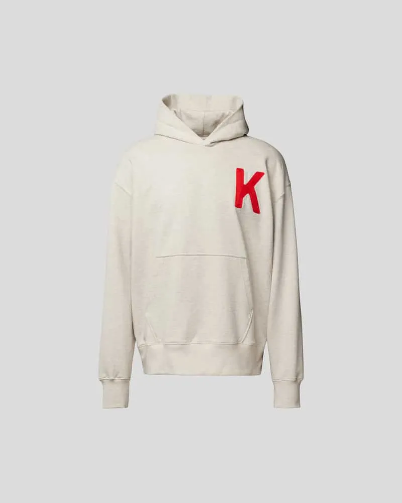 Kenzo Oversized Hoodie mit Känguru-Tasche Sand