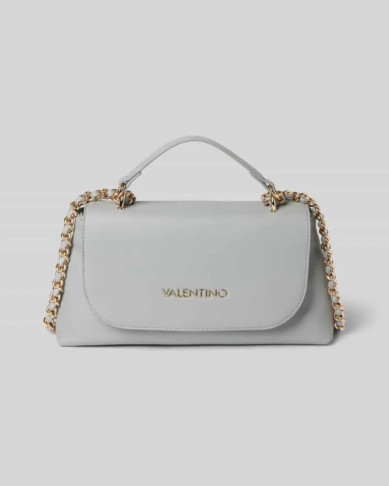 Valentino Garavani Handtasche mit Label-Applikation Modell 'ARCADIA Rauchblau
