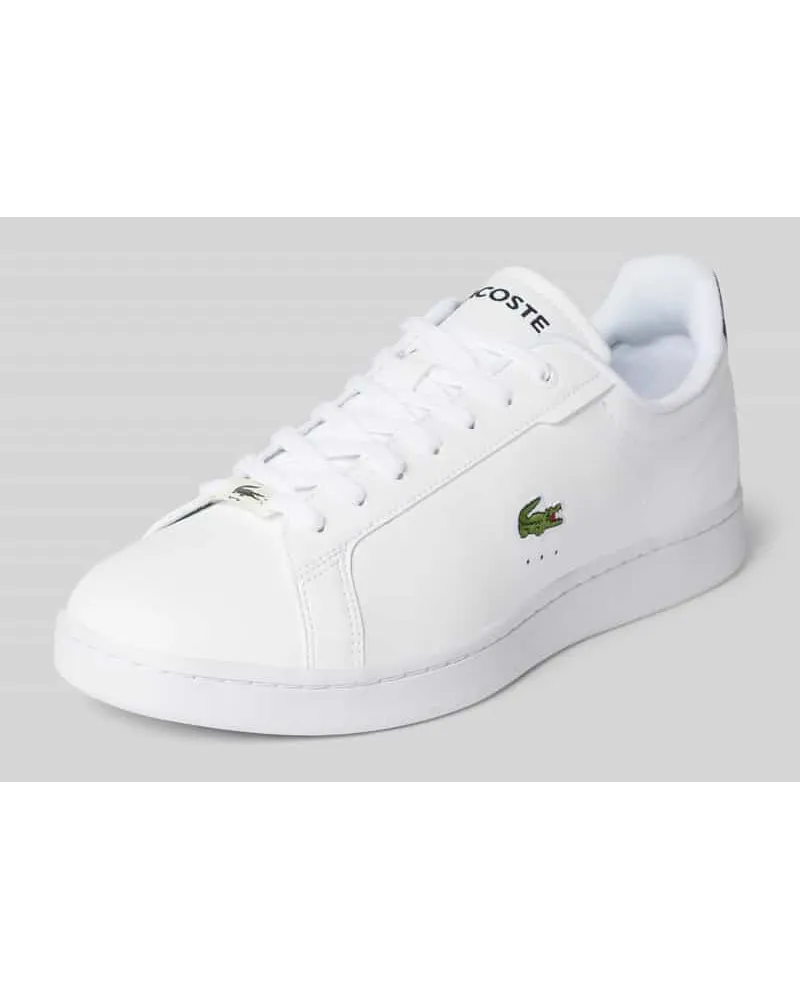 Lacoste Sneaker aus Leder-Mix Modell 'CARNABY PRO Weiss