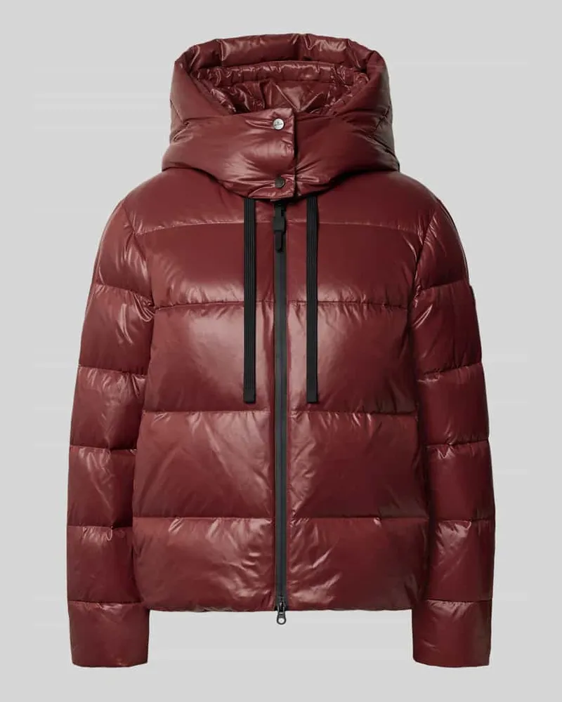 Peuterey Steppjacke mit Kapuze und Eingrifftaschen Modell 'KENID Bordeaux