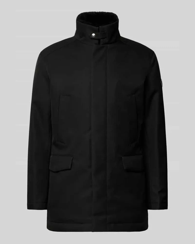 JOOP! Kurzmantel mit verdecktem Reißverschluss Modell 'DARRY Black