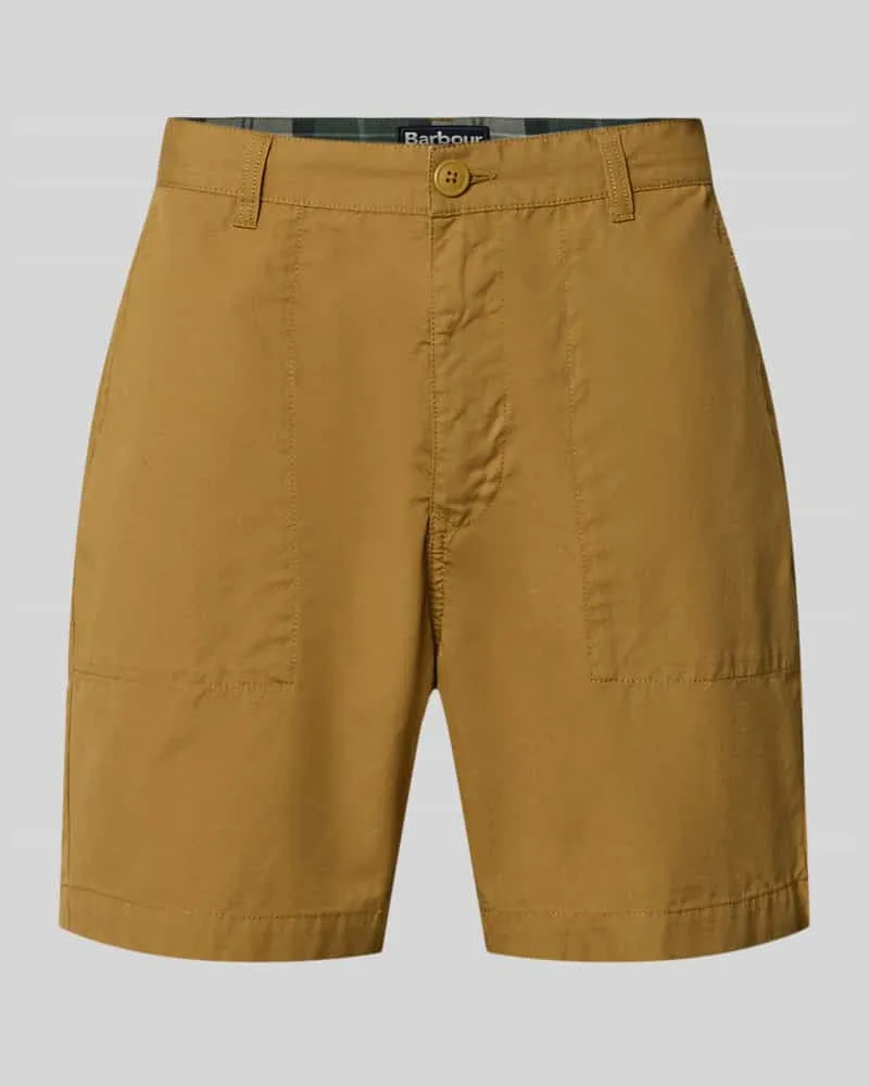 Barbour Regular Fit Chinoshorts aus reiner Baumwolle Modell 'SHERBURN Sand