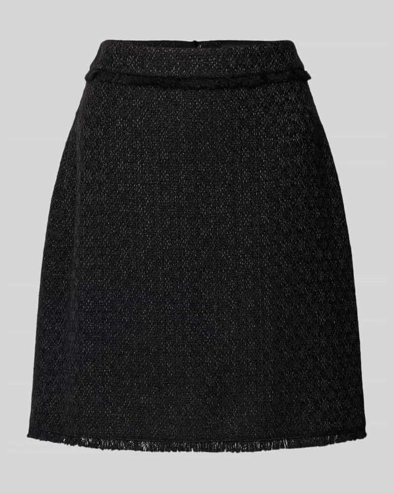 Marc Cain Minirock in Bouclé-Optik Black