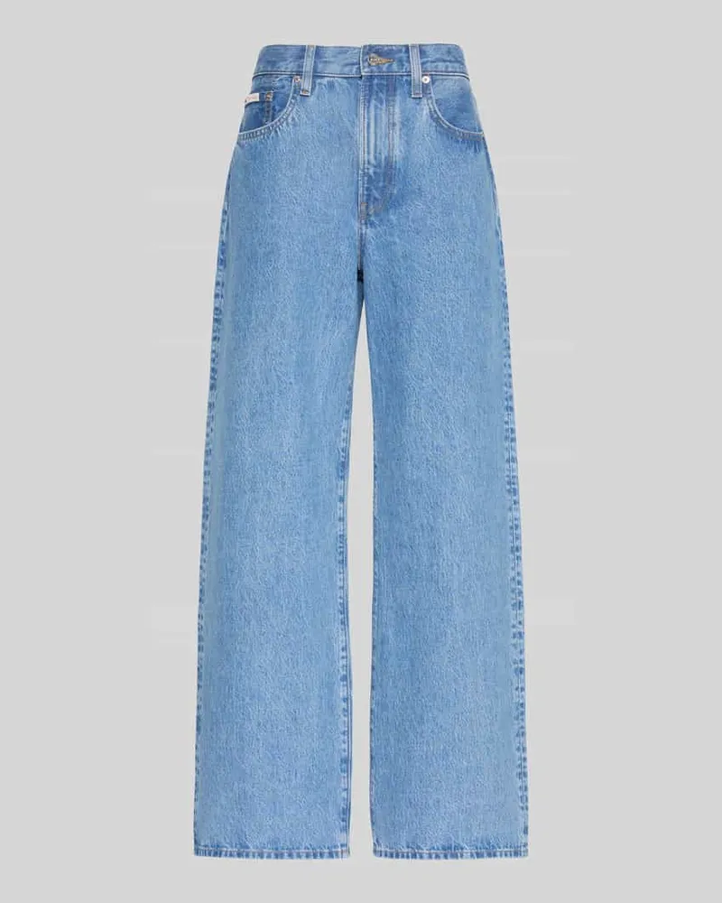 Calvin Klein Loose Fit Jeans aus reiner Baumwolle Jeansblau