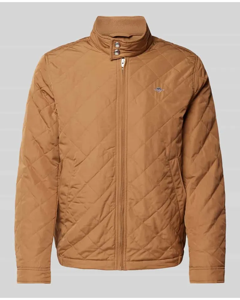 Gant Steppjacke mit Stehkragen Modell 'WINDCHEATER Beige