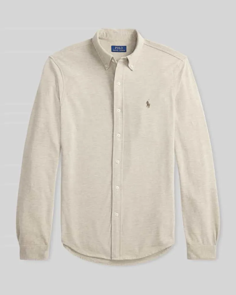 Ralph Lauren Regular Fit Freizeithemd aus reiner Baumwolle Beige